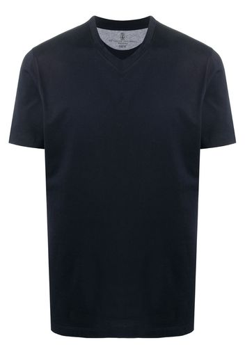 cotton V-neck T-shirt