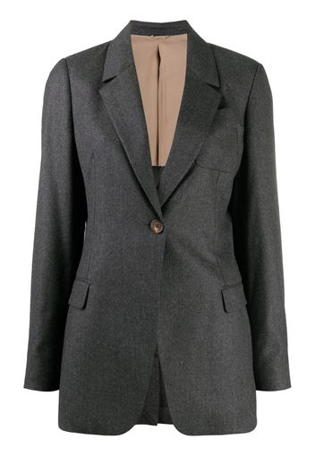 single-button jacket