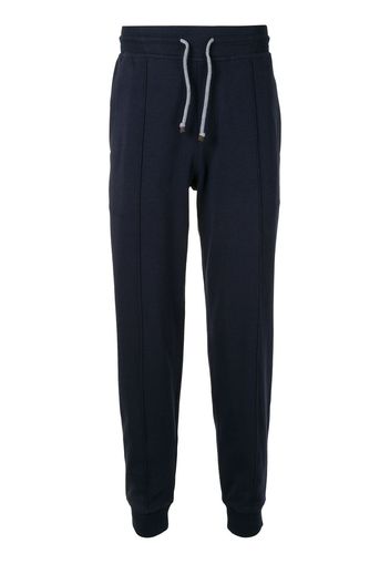 Brunello Cucinelli Pantaloni sportivi con coulisse - Blu