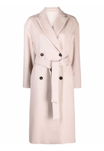 Brunello Cucinelli Cappotto doppiopetto - Rosa