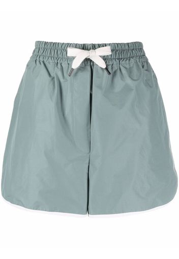 Brunello Cucinelli Shorts con coulisse - Verde