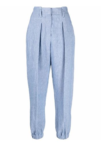 Brunello Cucinelli Pantaloni con risvolto - Blu