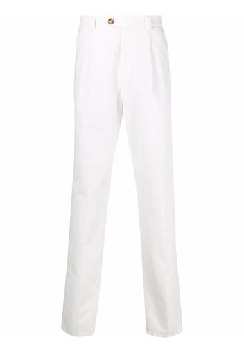 Brunello Cucinelli straight-leg chino trousers - Bianco