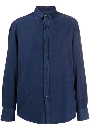 Brunello Cucinelli Camicia a coste - Blu