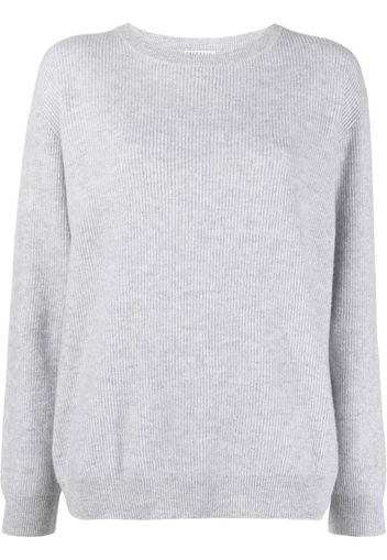 Brunello Cucinelli round-neck cashmere jumper - Grigio