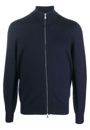 Brunello Cucinelli Maglione con zip - Blu