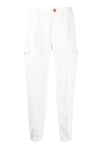 Brunello Cucinelli tapered cargo pants - Bianco