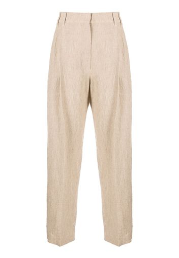 Brunello Cucinelli Pantaloni crop - Toni neutri