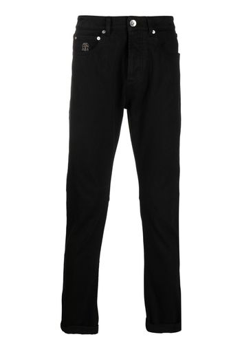 Brunello Cucinelli dark-wash slim-cut jeans - Nero