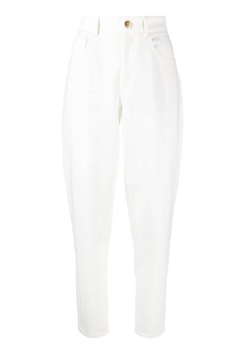 Brunello Cucinelli tapered-leg trousers - Bianco