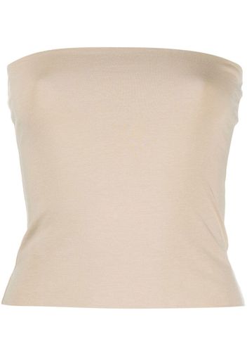 Brunello Cucinelli strapless bandeau top - Toni neutri