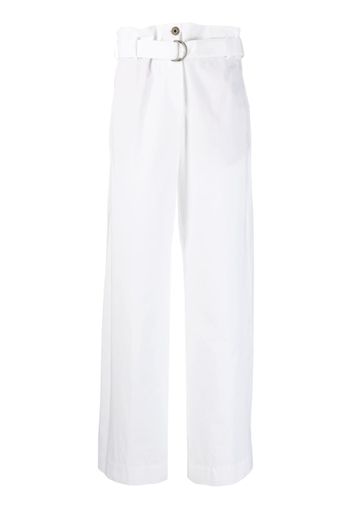 Brunello Cucinelli belted wide-leg trousers - Bianco