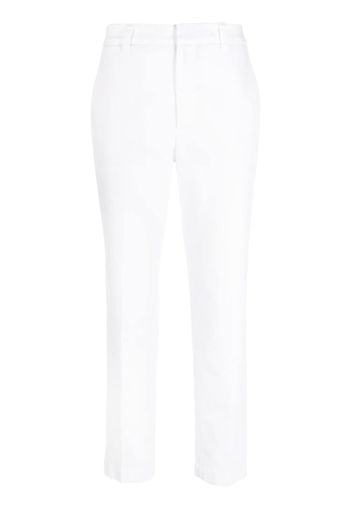 Brunello Cucinelli cropped-leg cotton trousers - Bianco