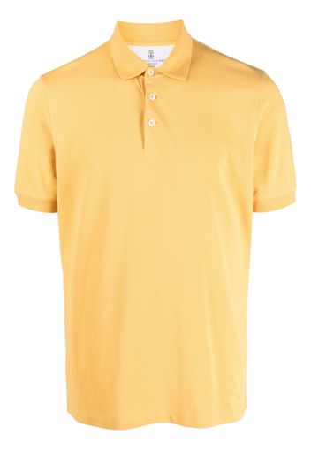 Brunello Cucinelli cotton polo shirt - Giallo