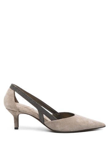 Brunello Cucinelli Pumps Monili con catena 65mm - Toni neutri