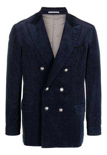 Brunello Cucinelli Blazer doppiopetto - BLUE