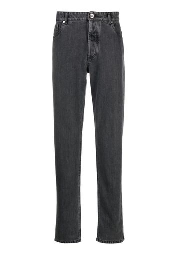 Brunello Cucinelli Jeans slim - Grigio