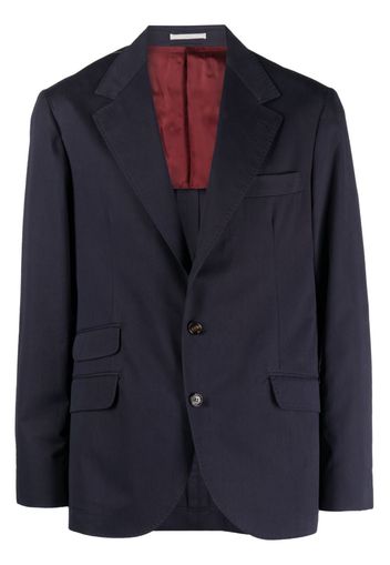 Brunello Cucinelli Blazer monopetto - Blu