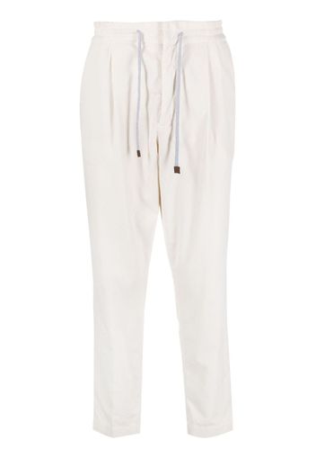 Brunello Cucinelli corduroy cotton trousers - Toni neutri