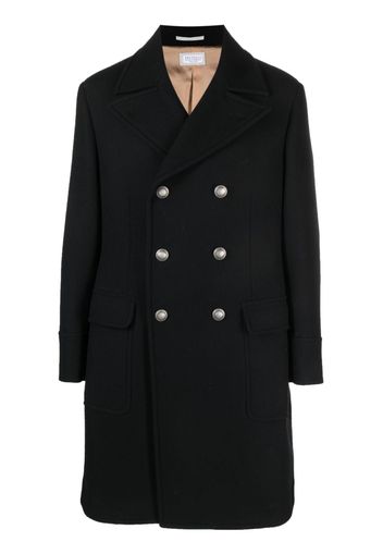 Brunello Cucinelli double-breasted wool coat - Nero