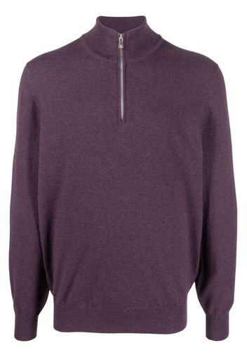 Brunello Cucinelli fine-knit cashmere jumper - Viola