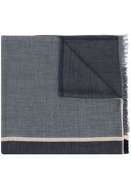 Brunello Cucinelli colour-block cashmere scarf - Grigio