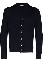 Brunello Cucinelli V-neck button-up cardigan - Blu