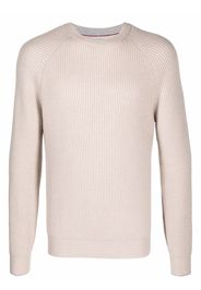 Brunello Cucinelli ribbed-knit cashmere jumper - Toni neutri