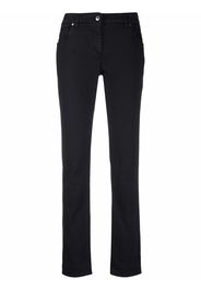 Brunello Cucinelli rolled-edge straight-leg trousers - Nero