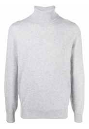 Brunello Cucinelli roll-neck cashmere jumper - Grigio