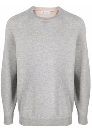 Brunello Cucinelli crew neck jumper - Grigio