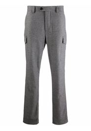 Brunello Cucinelli Pantaloni sartoriali con motivo pied-de-poule - Grigio