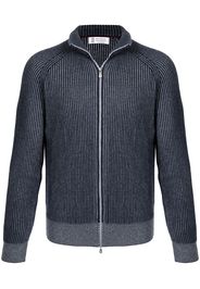 Brunello Cucinelli Giacca con zip - Blu