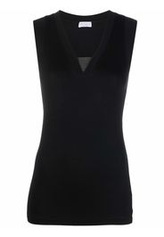 Brunello Cucinelli Monili chain-embellished tank top - Nero