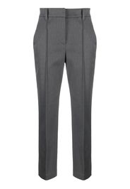 Brunello Cucinelli pleated cropped trousers - Grigio