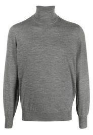 Brunello Cucinelli wool-cashmere roll-neck jumper - Grigio