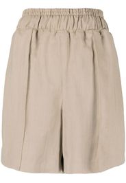 Brunello Cucinelli Shorts al ginocchio - Marrone