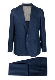 Brunello Cucinelli Completo due pezzi monopetto - Blu