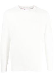 Brunello Cucinelli ribbed-knit sweatshirt - Bianco