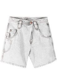 Brunello Cucinelli Shorts denim con tasche - Grigio