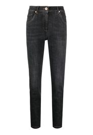 Brunello Cucinelli Jeans skinny a vita alta - Grigio