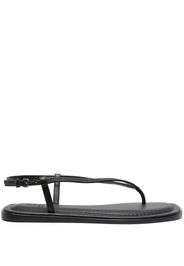 Brunello Cucinelli slingback buckled sandals - Nero