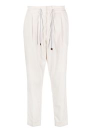 Brunello Cucinelli corduroy cotton trousers - Toni neutri