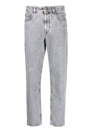 Brunello Cucinelli high-rise tapered jeans - Grigio