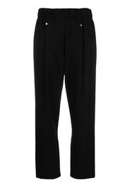 Brunello Cucinelli cropped straight-leg trousers - Nero
