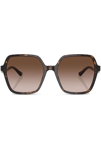 Bvlgari butterfly-frame sunglasses - Marrone