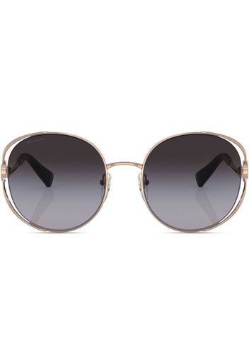 Bvlgari round-frame sunglasses - Rosa