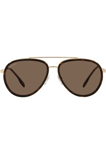 Burberry Eyewear Oliver aviator sunglasses - Marrone