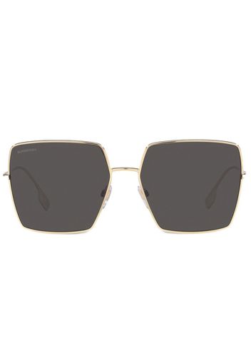 Burberry Eyewear Daphne check-detail sunglasses - Oro