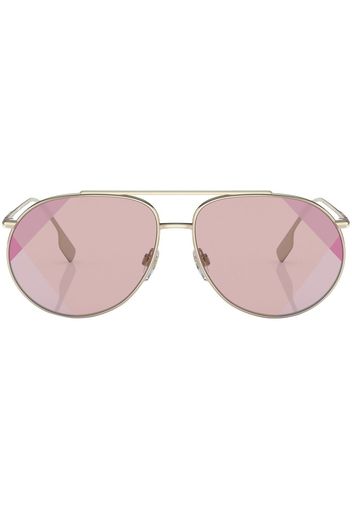 Burberry Eyewear Alice pilot-frame sunglasses - Oro